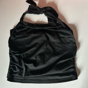Black Halter Top